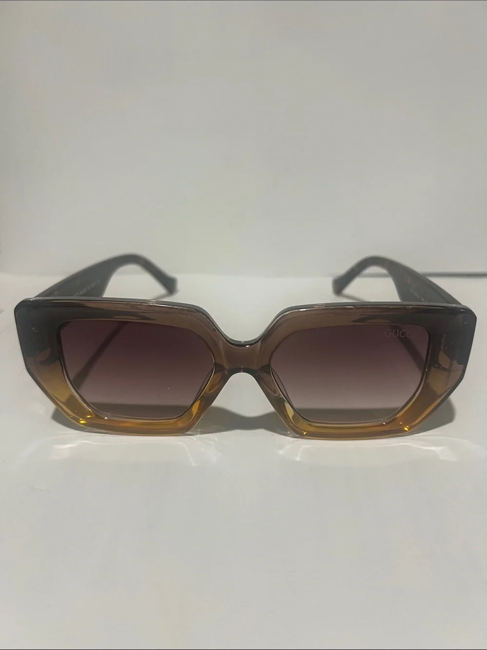 Brand New Gucci Brown  Hexagonal Women’s Sunglasses, comes with dust bag only